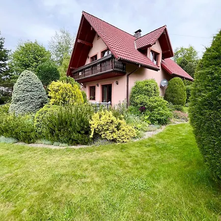 Lawendowa Przystan - Dom Nad Rzeka - Brenna, 10 Osob, Sauna, Balia Z Jacuzzi, Ogrod Ferienhaus