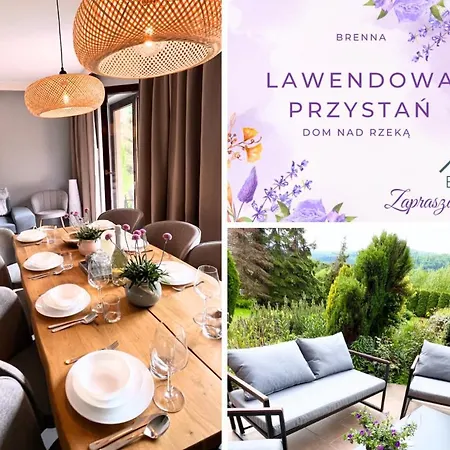 Lawendowa Przystań - Dom Nad Rzeką - Brenna, 10 Osób, Ogród, Plac Zabaw