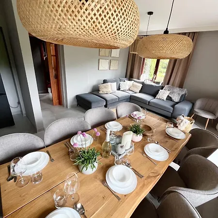 펜션 Lawendowa Przystan - Dom Nad Rzeka - Brenna, 10 Osob, Sauna, Balia Z Jacuzzi, Ogrod, Plac Zabaw 브렌나