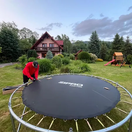 Lawendowa Przystan - Dom Nad Rzeka - Brenna, 10 Osob, Sauna, Balia Z Jacuzzi, Ogrod, Plac Zabaw Vakantiehuis Brenna