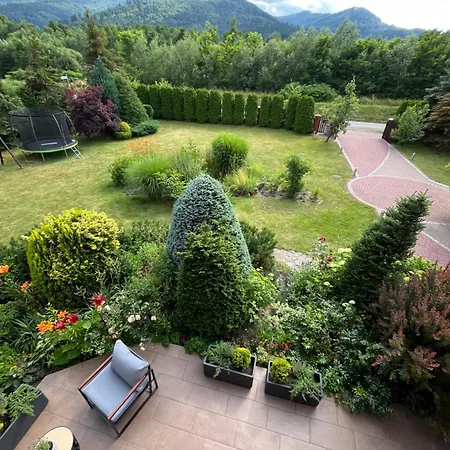 Lawendowa Przystan - Dom Nad Rzeka - Brenna, 10 Osob, Sauna, Balia Z Jacuzzi, Ogrod, Plac Zabaw Vakantiehuis *