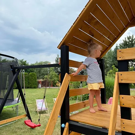 Dom wakacyjny Lawendowa Przystań - Dom Nad Rzeką - Brenna, 10 Osób, Ogród, Plac Zabaw *
