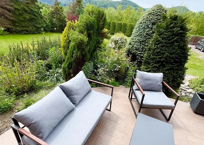 Holiday home Lawendowa Przystan - Dom Nad Rzeka - Brenna, 10 Osob, Sauna, Balia Z Jacuzzi, Ogrod, Plac Zabaw