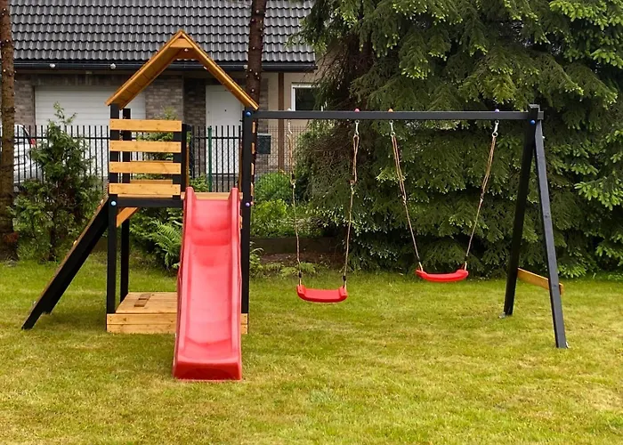 Holiday home Lawendowa Przystan - Dom Nad Rzeka - Brenna, 10 Osob, Sauna, Balia Z Jacuzzi, Ogrod, Plac Zabaw