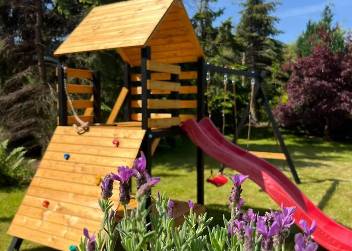 בית נופש Lawendowa Przystan - Dom Nad Rzeka - Brenna, 10 Osob, Sauna, Balia Z Jacuzzi, Ogrod, Plac Zabaw ברנה