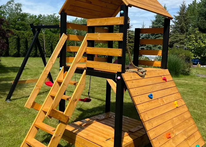 Feriehus Lawendowa Przystan - Dom Nad Rzeka - Brenna, 10 Osob, Sauna, Balia Z Jacuzzi, Ogrod, Plac Zabaw