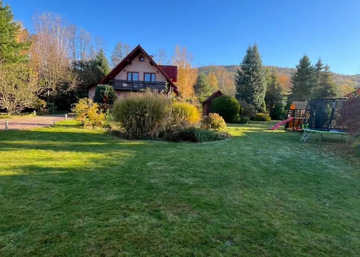 Lawendowa Przystan - Dom Nad Rzeka - Brenna, 10 Osob, Sauna, Balia Z Jacuzzi, Ogrod, Plac Zabaw Holiday home *