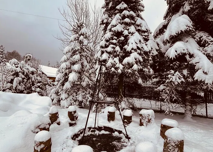 Lawendowa Przystan - Dom Nad Rzeka - Brenna, 10 Osob, Sauna, Balia Z Jacuzzi, Ogrod, Plac Zabaw